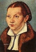 Lucas  Cranach Portrait of Katharina von Boyra oil painting artist